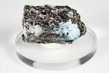 Blue Kyanite & Garnet in Biotite-Quartz Schist - Russia #178936-1